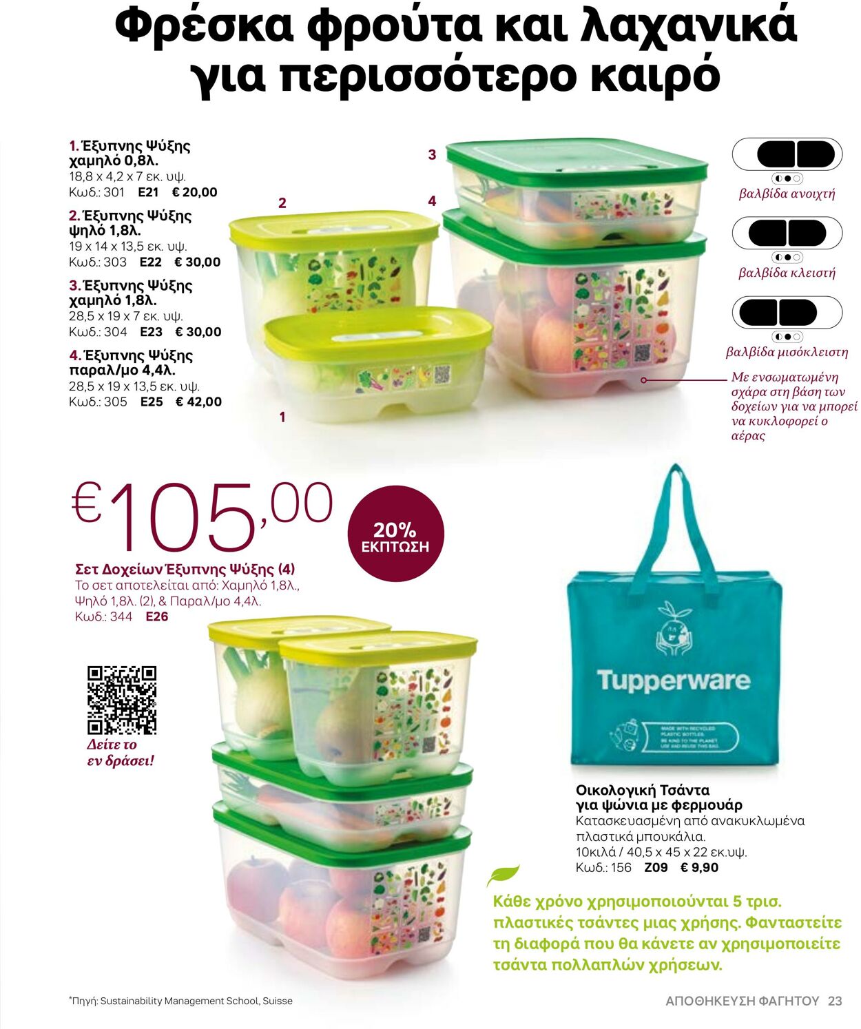 φυλλάδια Tupperware 22.03.2022 - 30.09.2022